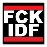 FCK IDF Kiss-Cut Stickers