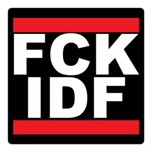 FCK IDF Bubble-free Stickers