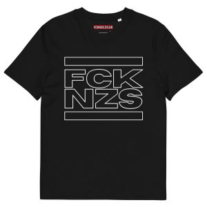 FCK NZS Outline Unisex Organic Cotton T-shirt