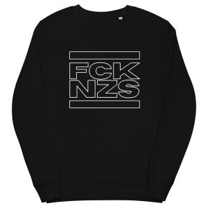 FCK NZS Outline Unisex Organic Sweatshirt