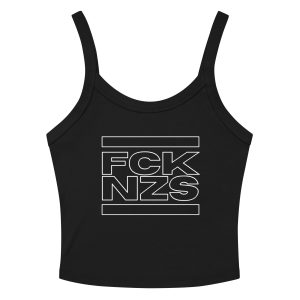 FCK NZS Outline Women’s Micro-rib Tank Top (Vest)