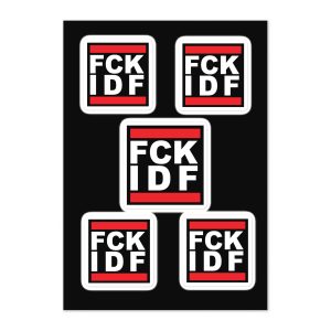 FCK IDF “Centred” Sticker Sheet