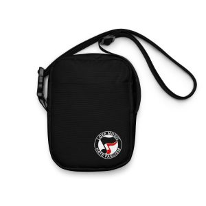 Love Music Hate Fascism Utility Crossbody Bag