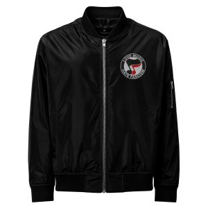 Love Music Hate Fascism Premium Recycled Bomber Jacket