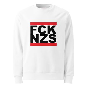 FCK NZS Black Font Unisex Organic Sweatshirt