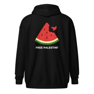 Free Palestine Watermelon Unisex Heavy Blend Zip Hoodie