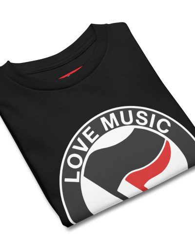 Love Music Hate Fascism Kids T-shirt