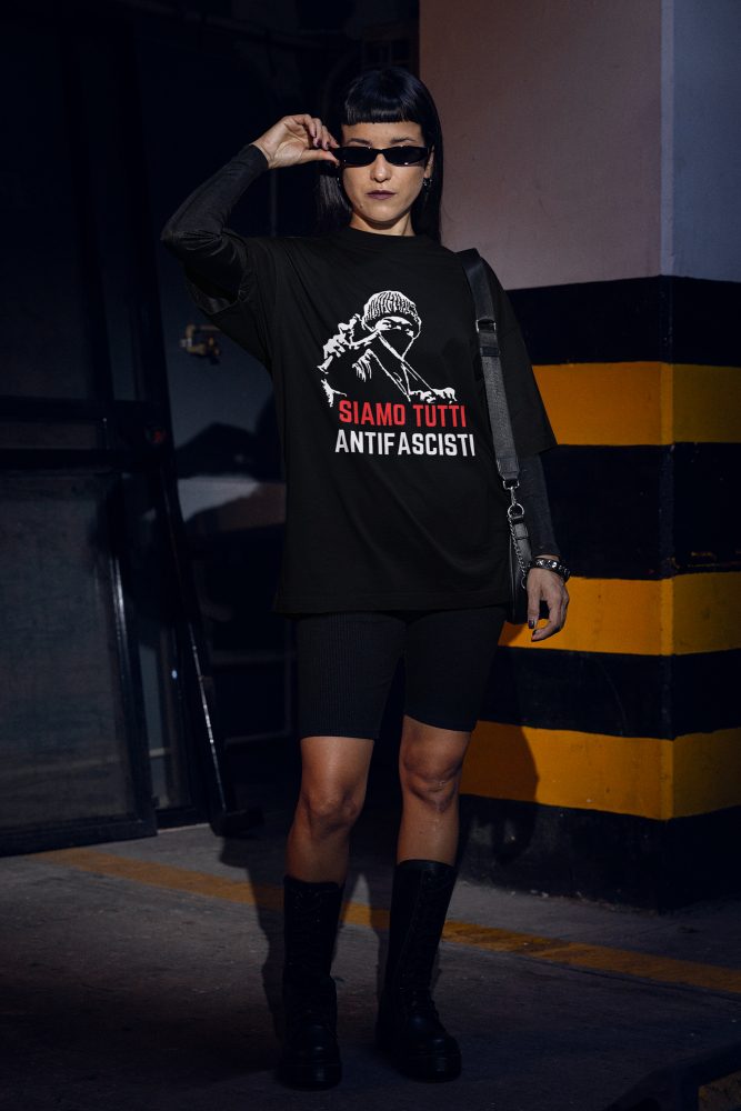 Settantallora T-Shirt J1781 Livorno Stemma Città Antifasciste D'Italia | Maglietta Moda Uomo - 3