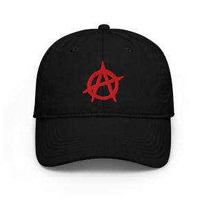 Anarchy Red Anarchist Symbol Champion Dad Hat