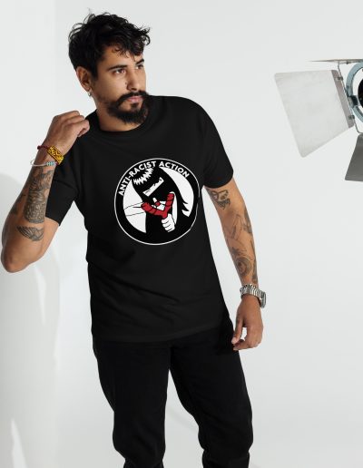Anti-Racist Action Men’s Premium Heavyweight T-shirt