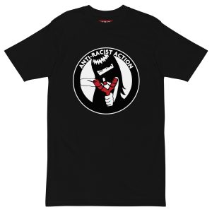 Anti-Racist Action Men’s Premium Heavyweight T-shirt