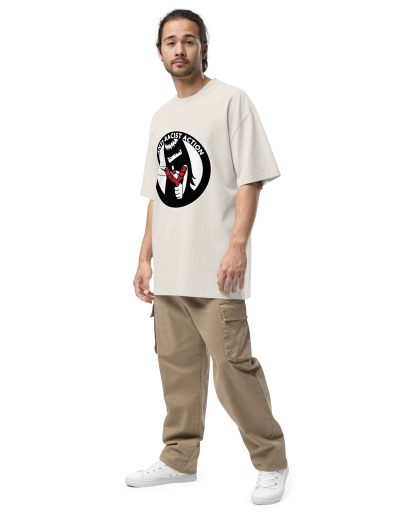 Anti-Racist Action Oversized Faded T-shirt