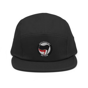 Antifascist Action Skate Camper 5 Panel Cap