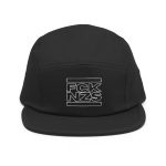 FCK NZS Outline Skate Camper 5 Panel Cap