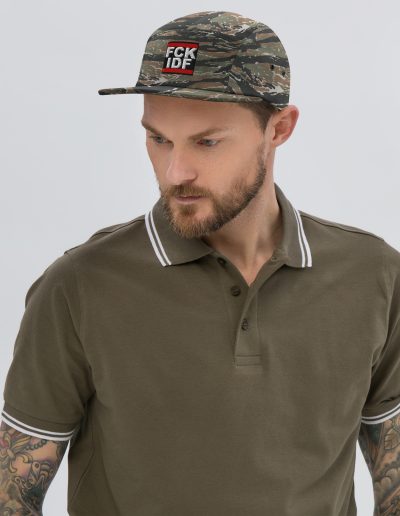 FCK IDF Skate Camper 5 Panel Cap