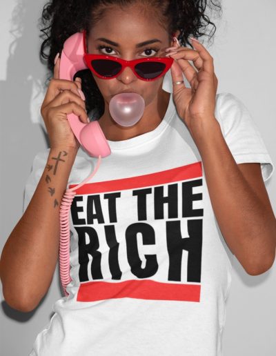 Eat the Rich Women's Relaxed T-Shirt