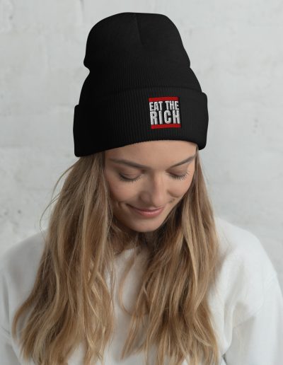 Eat the Rich Cuffed Beanie