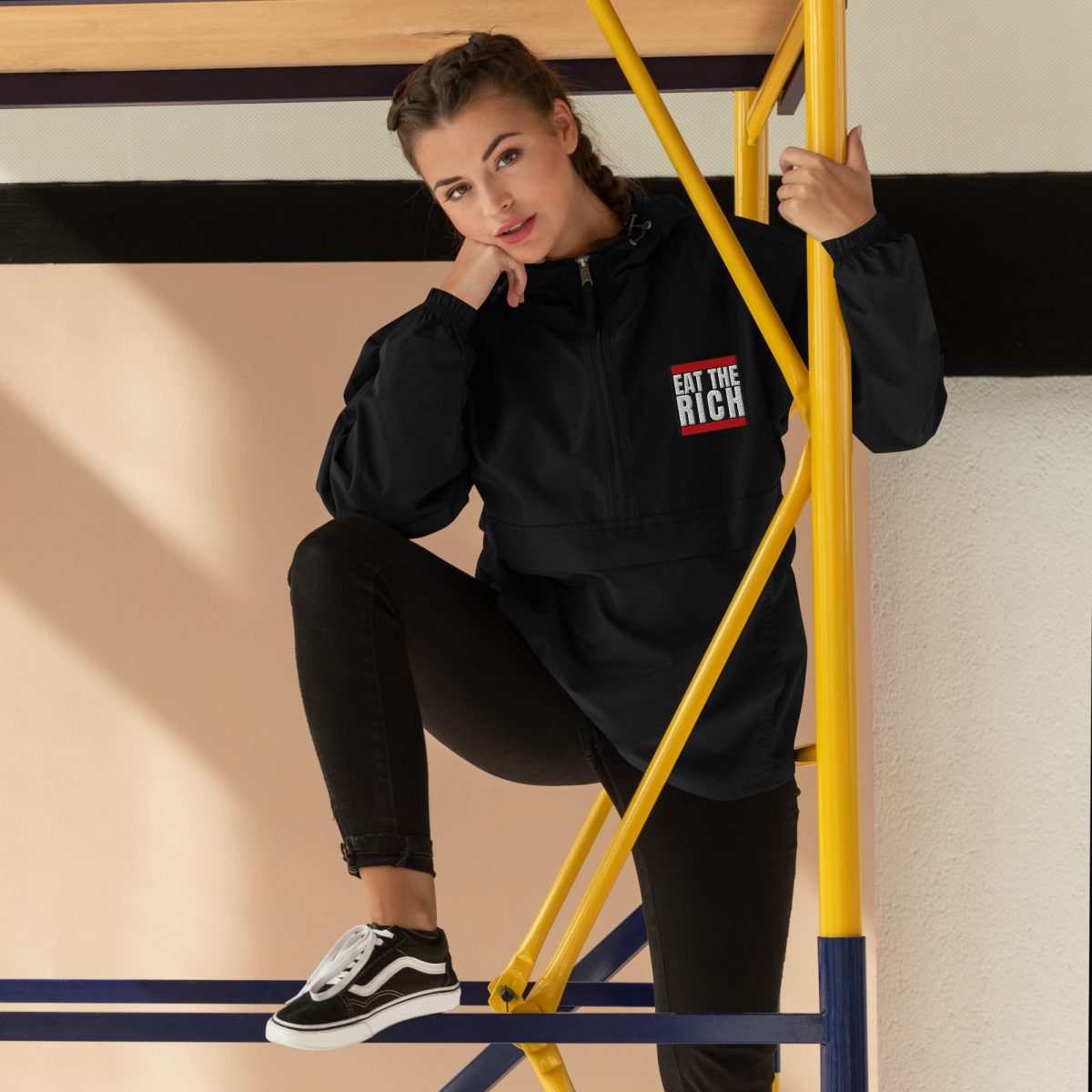 Eat the Rich Champion Jacket