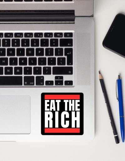 Eat the Rich Bubble-free Stickers