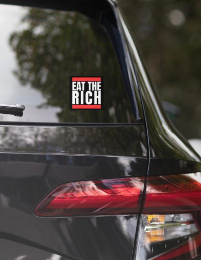 Eat the Rich Bubble-free Stickers