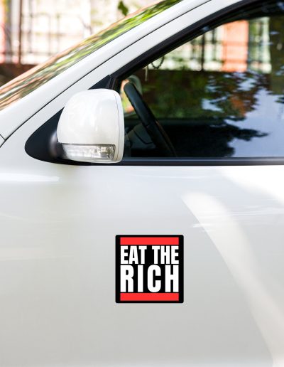 Eat the Rich Bubble-free Stickers