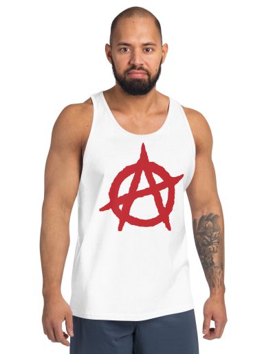 Anarchy Red Unisex Tank Top Vest