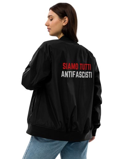 Siamo Tutti Antifascisti Premium Recycled Bomber Jacket