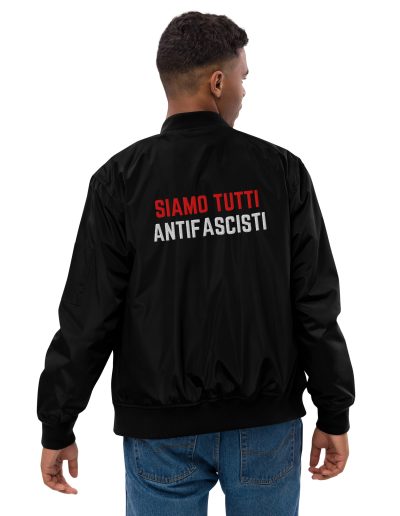 Siamo Tutti Antifascisti Premium Recycled Bomber Jacket