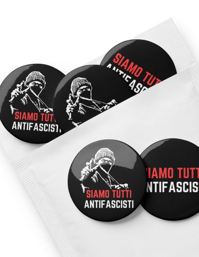 Siamo Tutti Antifascisti Set of Pin Buttons