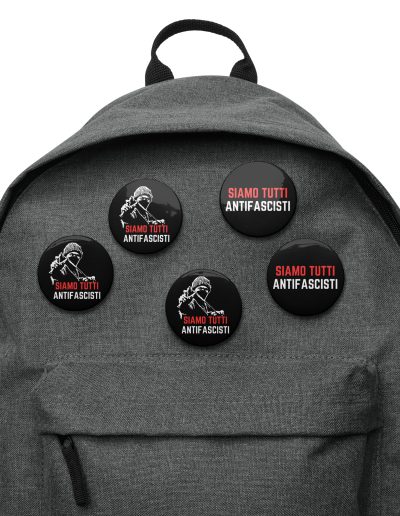 Siamo Tutti Antifascisti Set of Pin Buttons