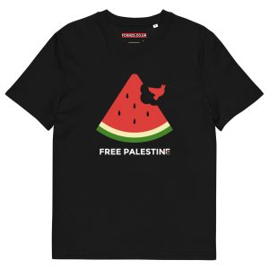 Free Palestine Watermelon Unisex Organic T-shirt