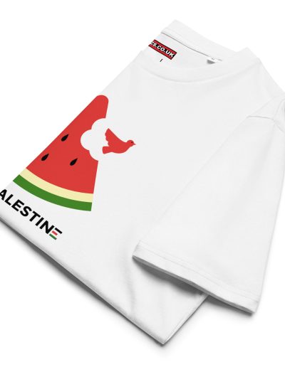 Free Palestine Watermelon Unisex Organic T-shirt