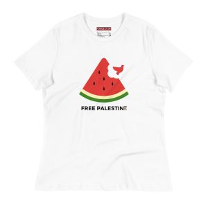 Free Palestine Watermelon Women's Relaxed T-Shirt