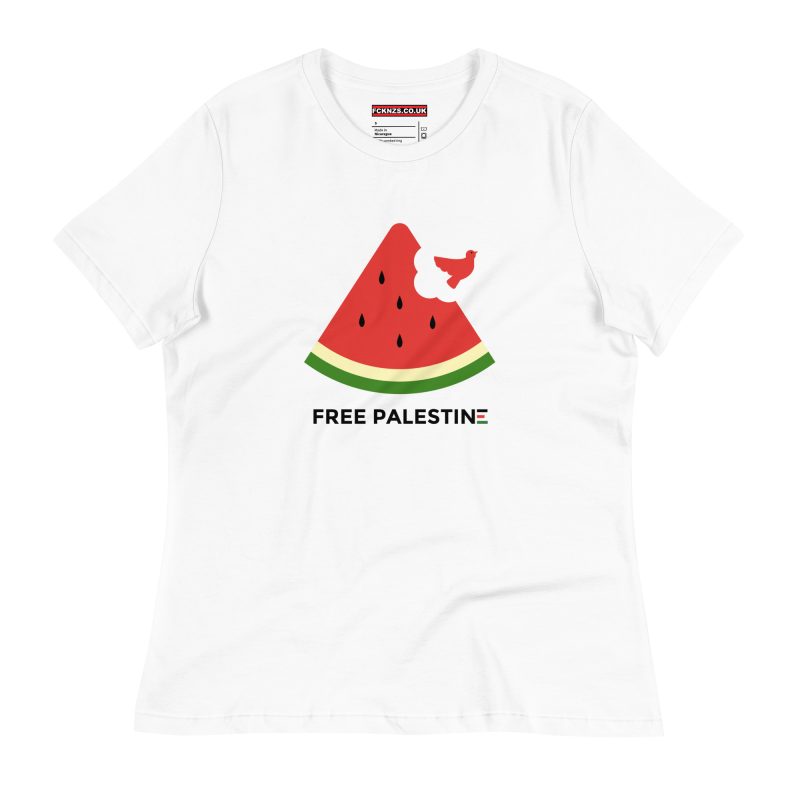 Free Palestine Watermelon Women's Relaxed T-Shirt