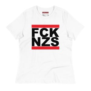 FCK NZS Black Font Women's Relaxed T-Shirt