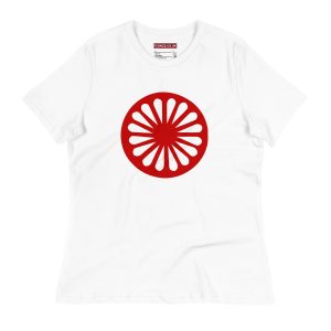 Red Romani Wheel Women's Relaxed T-Shirt