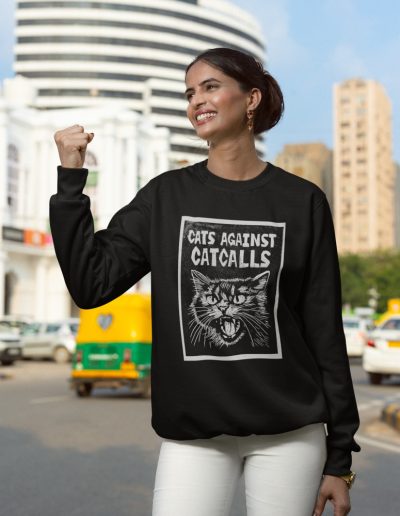 Cats Against Catcalls Unisex Sweatshirt