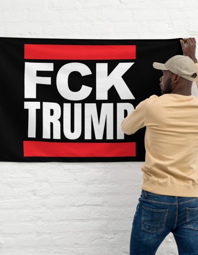 FCK TRUMP Flag