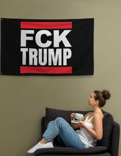 FCK TRUMP Flag