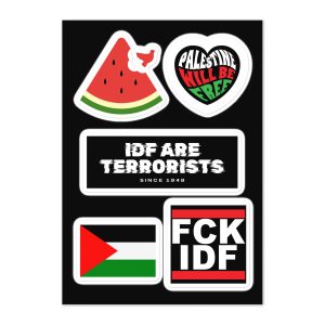 Free Palestine Sticker Sheet