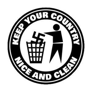 Keep Your Country Nice and Clean Bubble-free Stickers