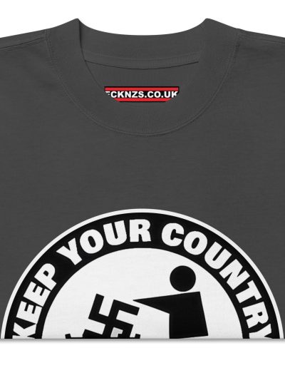 Keep Your Country Nice and Clean Oversized Faded T-shirt