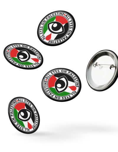 All Eyes on Palestine Set of Pin Buttons