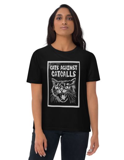 Cats Against Catcalls Unisex Organic Cotton T-shirt