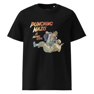 Punching Nazis Is Always Cool Unisex Organic Cotton T-shirt