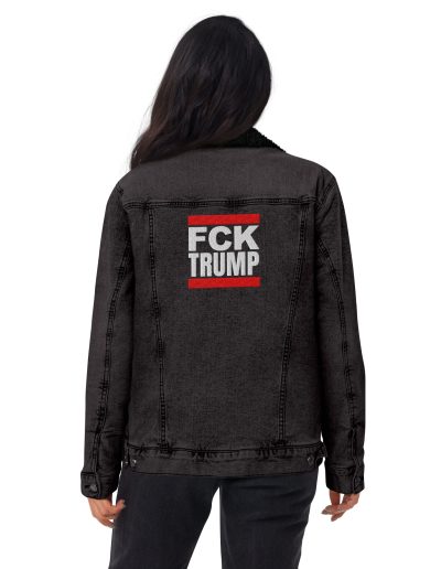 FCK TRUMP Denim Sherpa Jacket