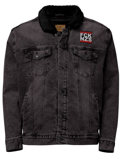 Anarchy Red Denim Sherpa Jacket