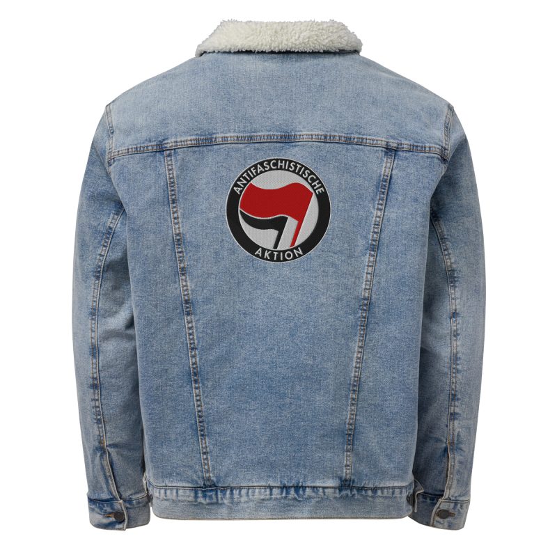 Antifaschistische Aktion Denim Sherpa Jacket