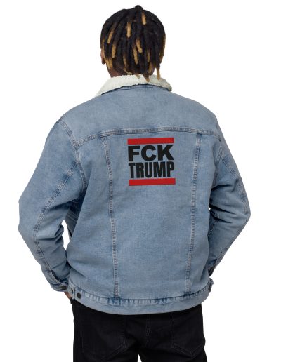 FCK TRUMP Denim Sherpa Jacket