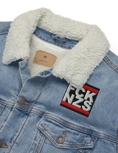 Antifaschistische Aktion Denim Sherpa Jacket